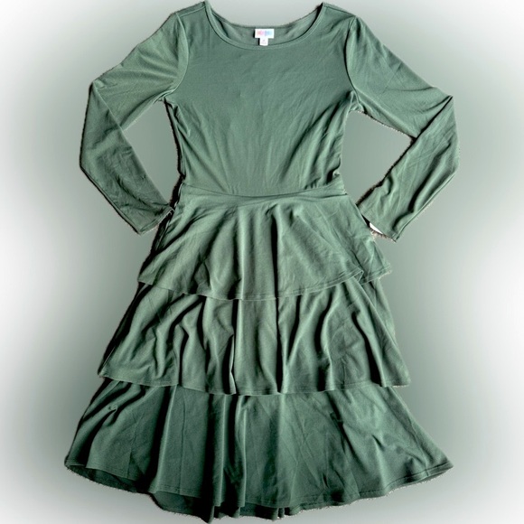 LuLaRoe Dresses & Skirts - Elegant Olive Green Georgia Dress